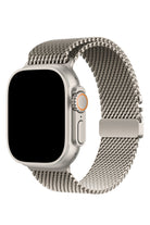 Apple Watch Ultra Uyumlu Kalın Örgü Milano Loop Starlight