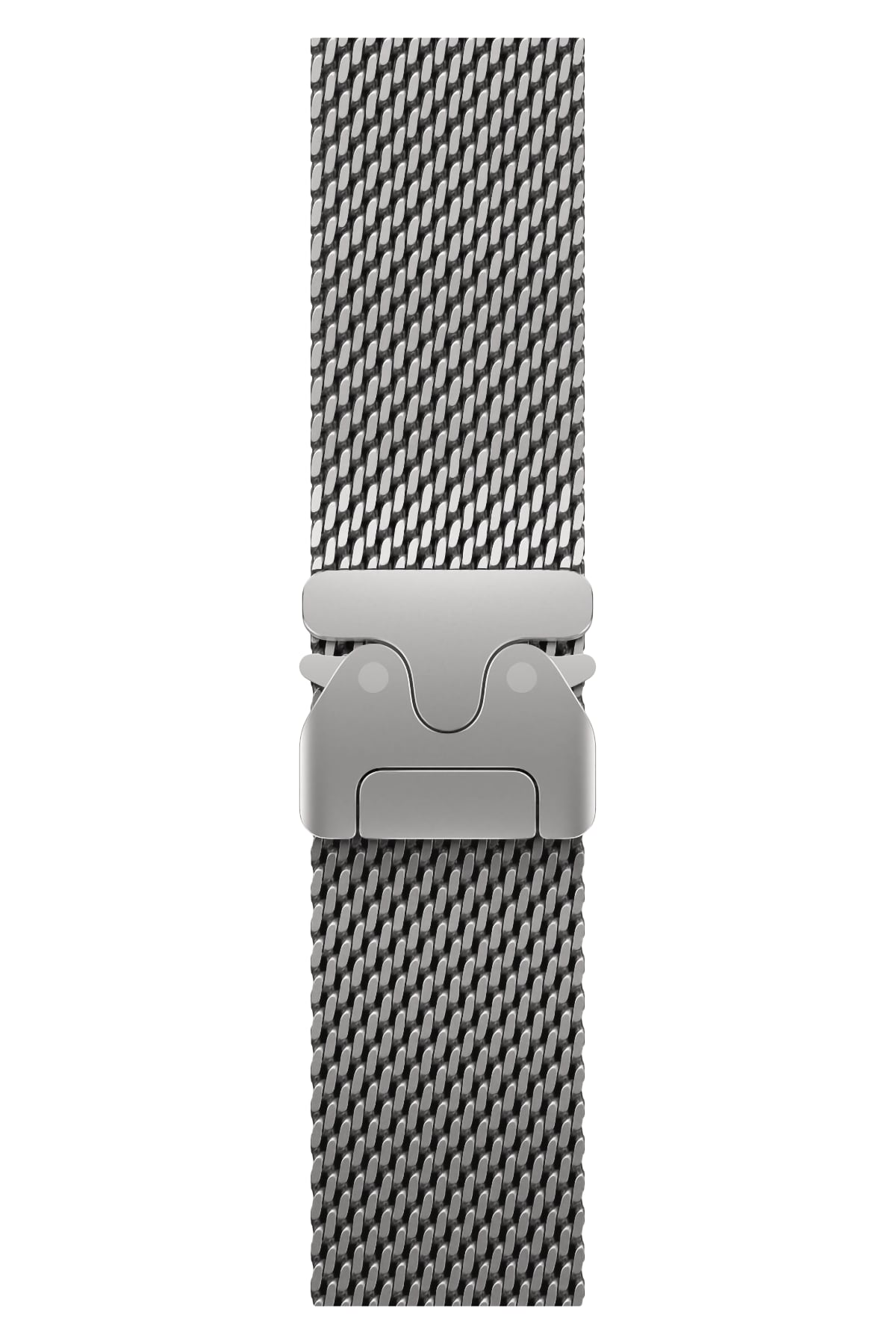 Apple Watch Ultra Uyumlu Kalın Örgü Milano Loop Gümüş Gri