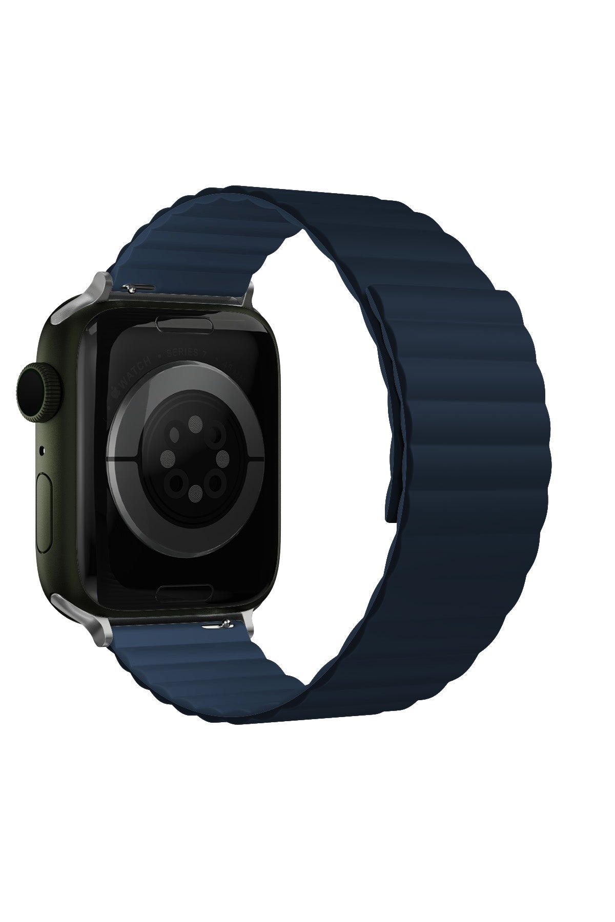 Apple Watch Uyumlu Baklalı Louis Loop Kordon Admiral Blue