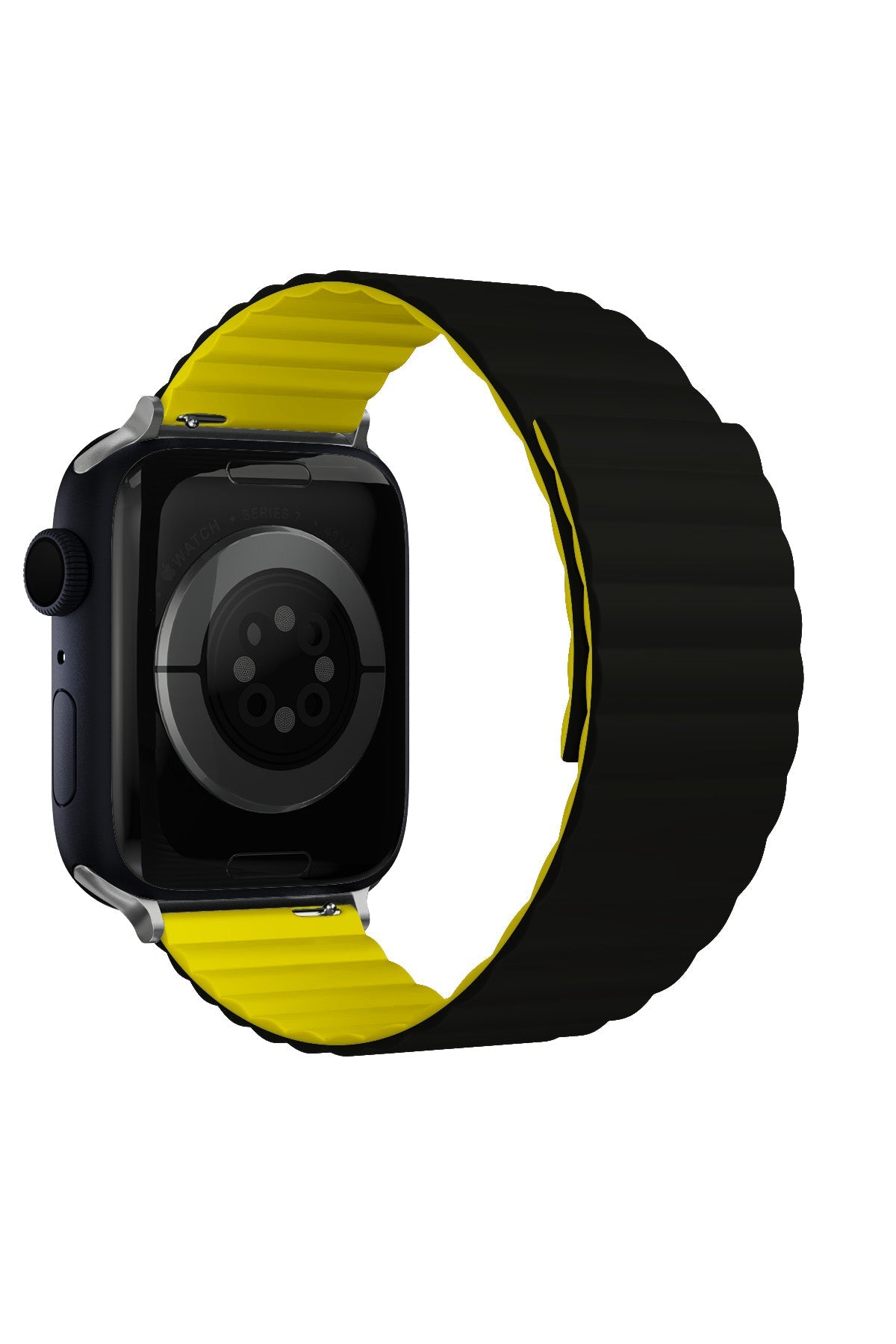 Apple Watch Uyumlu Baklalı Louis Loop Kordon Black Aureolin