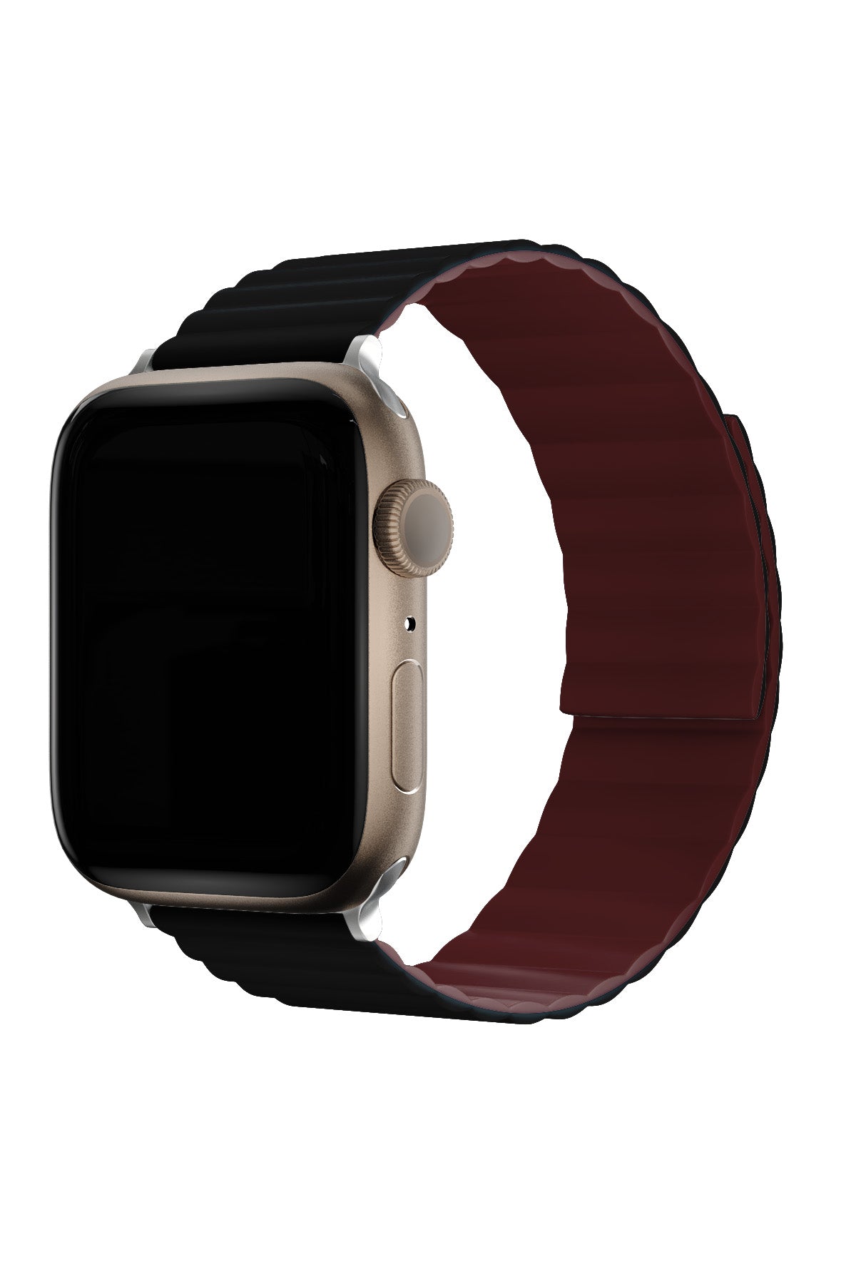 Apple Watch Uyumlu Baklalı Louis Loop Kordon Cool Black