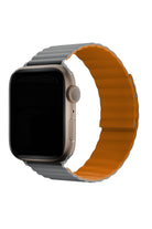 Apple Watch Uyumlu Baklalı Louis Loop Kordon Dark Orange