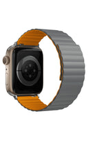 Apple Watch Uyumlu Baklalı Louis Loop Kordon Dark Orange