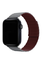 Apple Watch Uyumlu Baklalı Louis Loop Kordon Stone Red