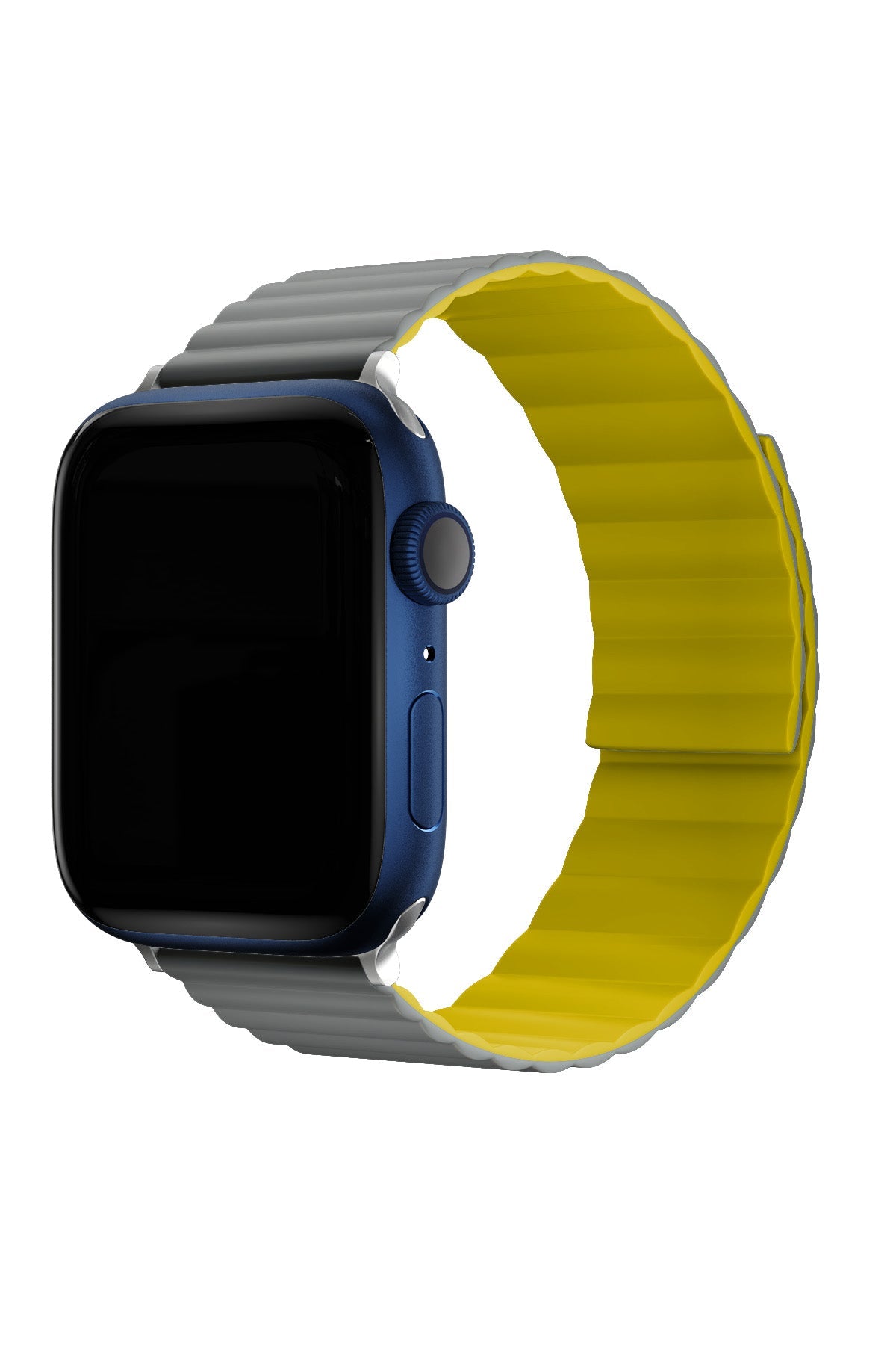 Apple Watch Uyumlu Baklalı Louis Loop Kordon Medium Gray