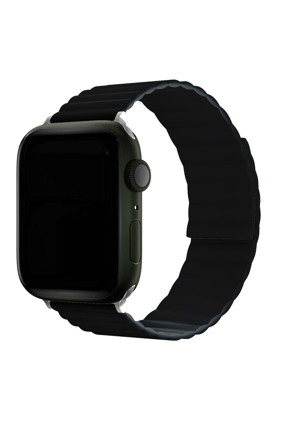 Apple Watch Uyumlu Baklalı Louis Loop Kordon Neutral Black