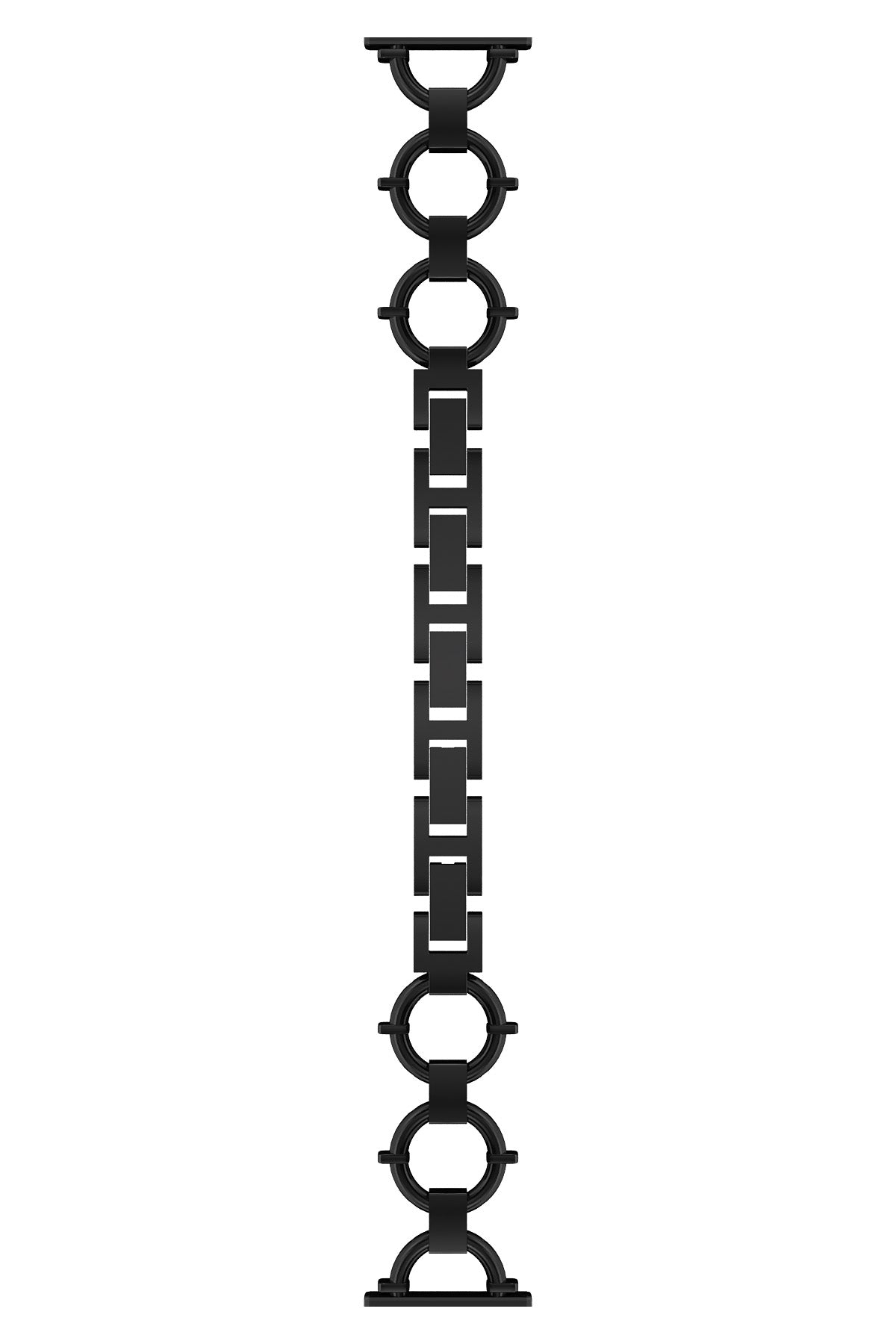 Apple Watch Uyumlu Chain Loop Kordon Frost Black