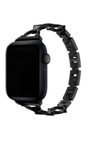 Apple Watch Uyumlu Chain Loop Kordon Frost Black