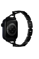 Apple Watch Uyumlu Chain Loop Kordon Frost Black