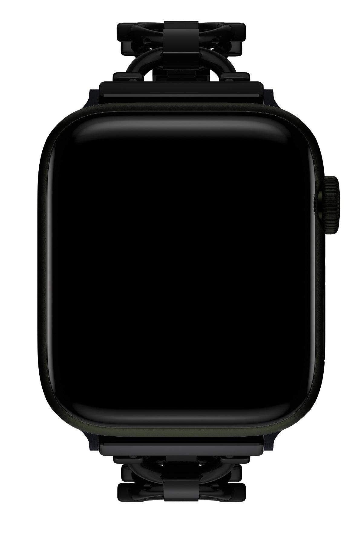 Apple Watch Uyumlu Chain Loop Kordon Frost Black