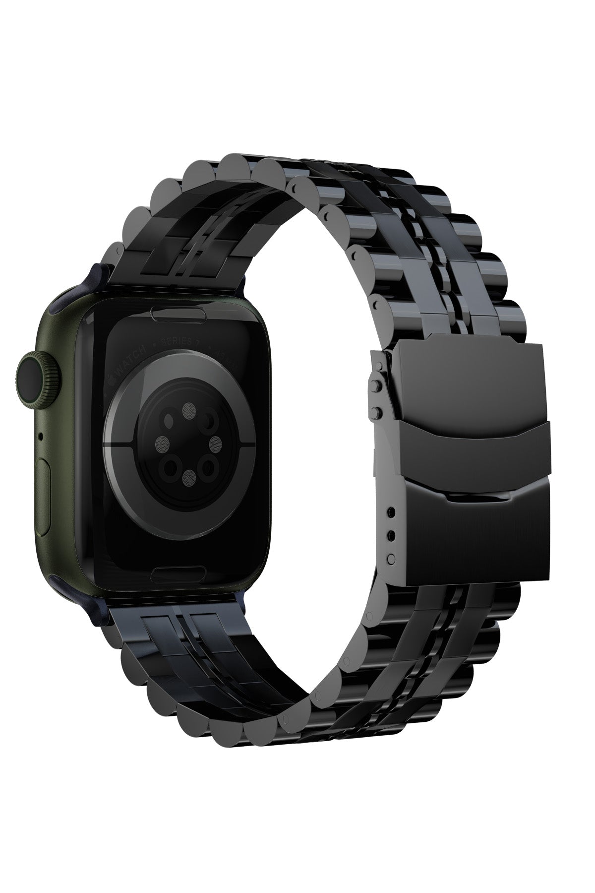 Apple Watch Uyumlu Çelik Steelmaster Loop Kordon Grease