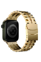 Apple Watch Uyumlu Çelik Steelmaster Loop Kordon Royal Yellow