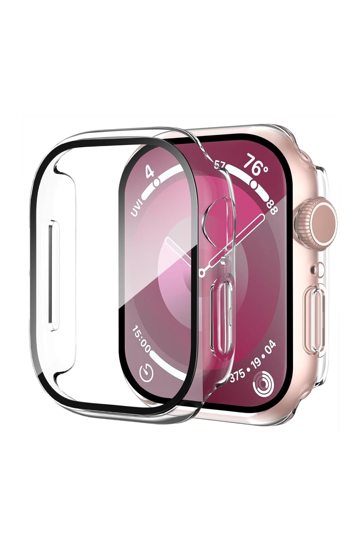 Apple Watch Uyumlu Ekran Koruyucu Clear Kasa