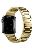 Apple Watch Uyumlu Gloss Loop Çelik Kordon Gold