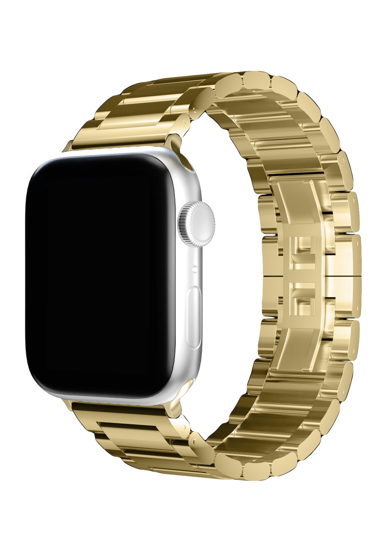Apple Watch Uyumlu Gloss Loop Çelik Kordon Gold