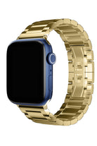 Apple Watch Uyumlu Gloss Loop Çelik Kordon Gold