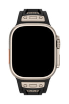 Apple Watch Uyumlu Hexagon Loop Silikon Kordon Siyah