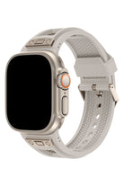 Apple Watch Uyumlu Hexagon Loop Silikon Kordon Starlight