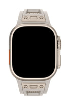 Apple Watch Uyumlu Hexagon Loop Silikon Kordon Starlight