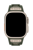 Apple Watch Uyumlu Hexagon Loop Silikon Kordon Yeşil