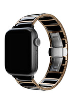 Apple Watch Uyumlu Çelik Seramik Luna Loop Kordon Kuvars