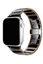 Apple Watch Uyumlu Çelik Seramik Luna Loop Kordon Kuvars
