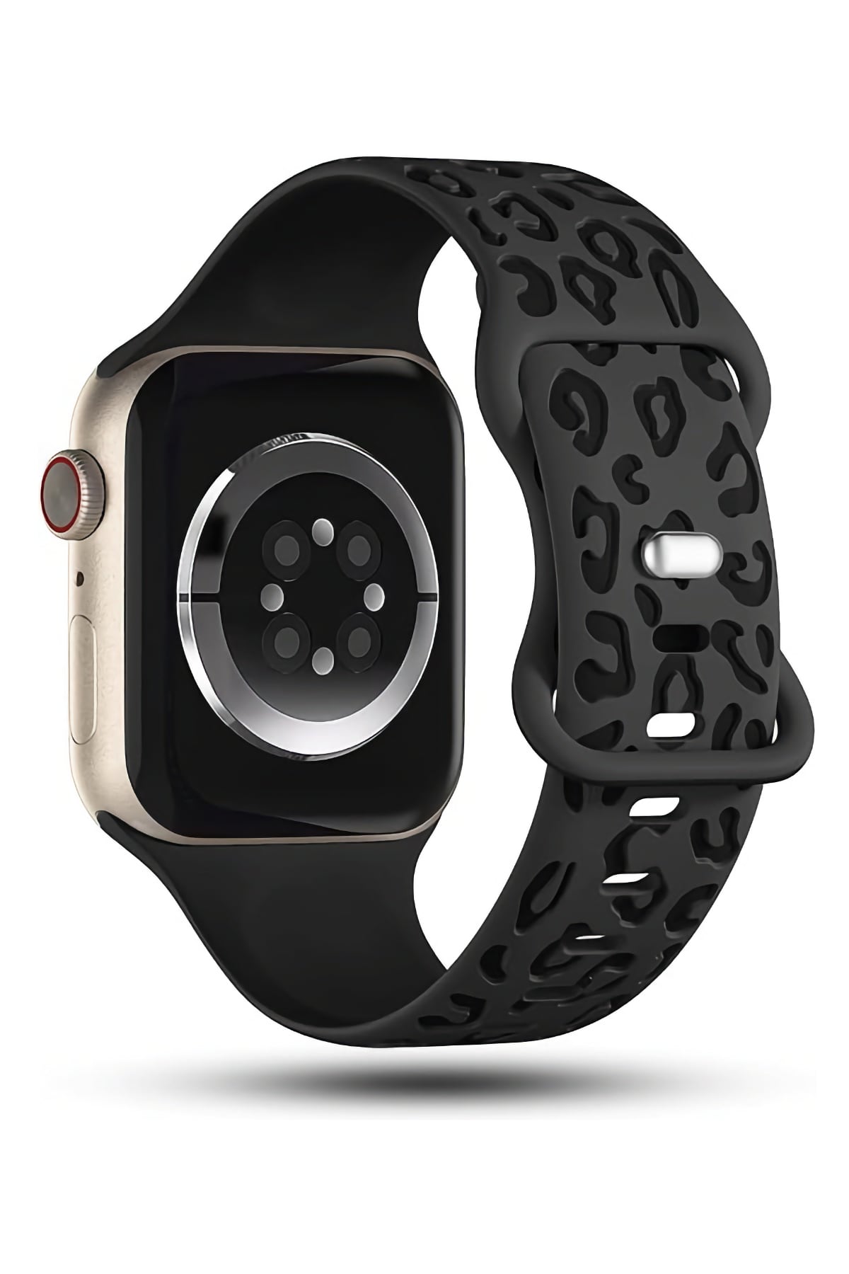 Apple Watch Uyumlu Leoline Silikon Spor Kordon Obsidian Glow