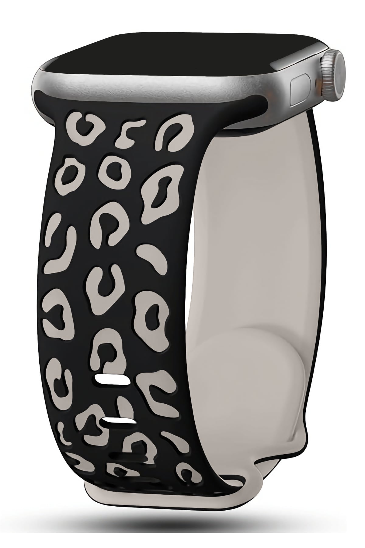 Apple Watch Uyumlu Leoline Silikon Spor Kordon Shadow Ash