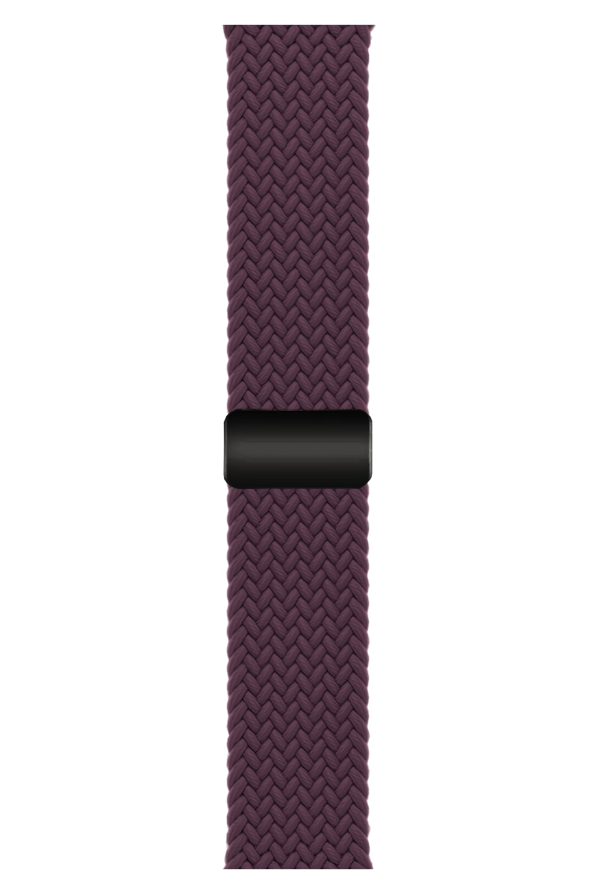 Apple Watch Uyumlu Manyetik Tokalı Örgü Loop Kordon Velvet Cabernet