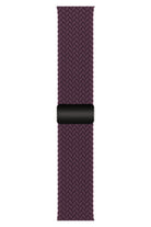 Apple Watch Uyumlu Manyetik Tokalı Örgü Loop Kordon Velvet Cabernet