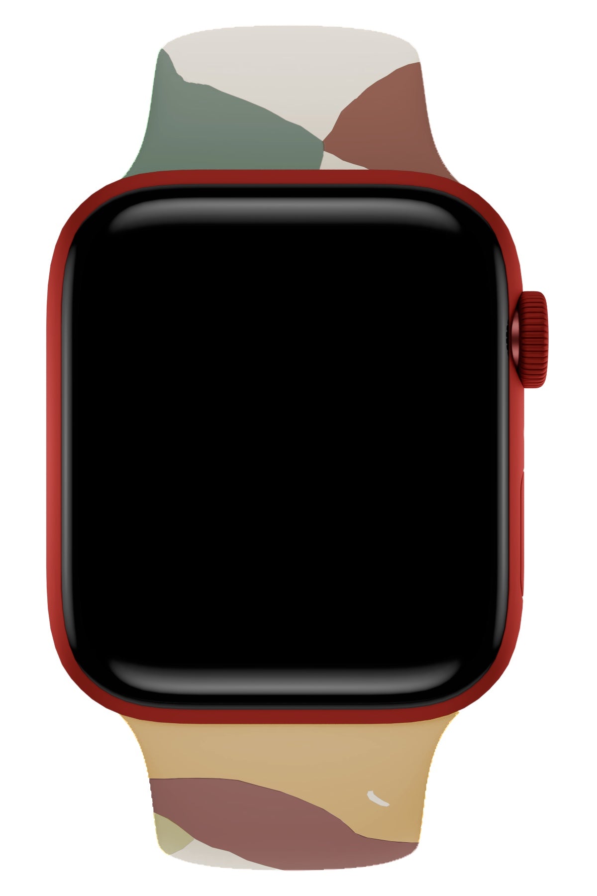 Apple Watch Uyumlu Silikon Powder Loop Kordon Dark Rajah