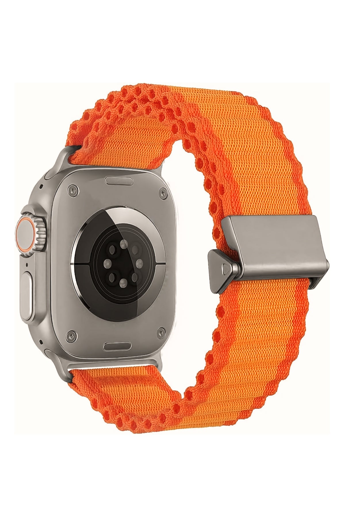 Apple Watch Uyumlu Round Pipe Kordon Amber Glow