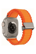 Apple Watch Uyumlu Round Pipe Kordon Amber Glow