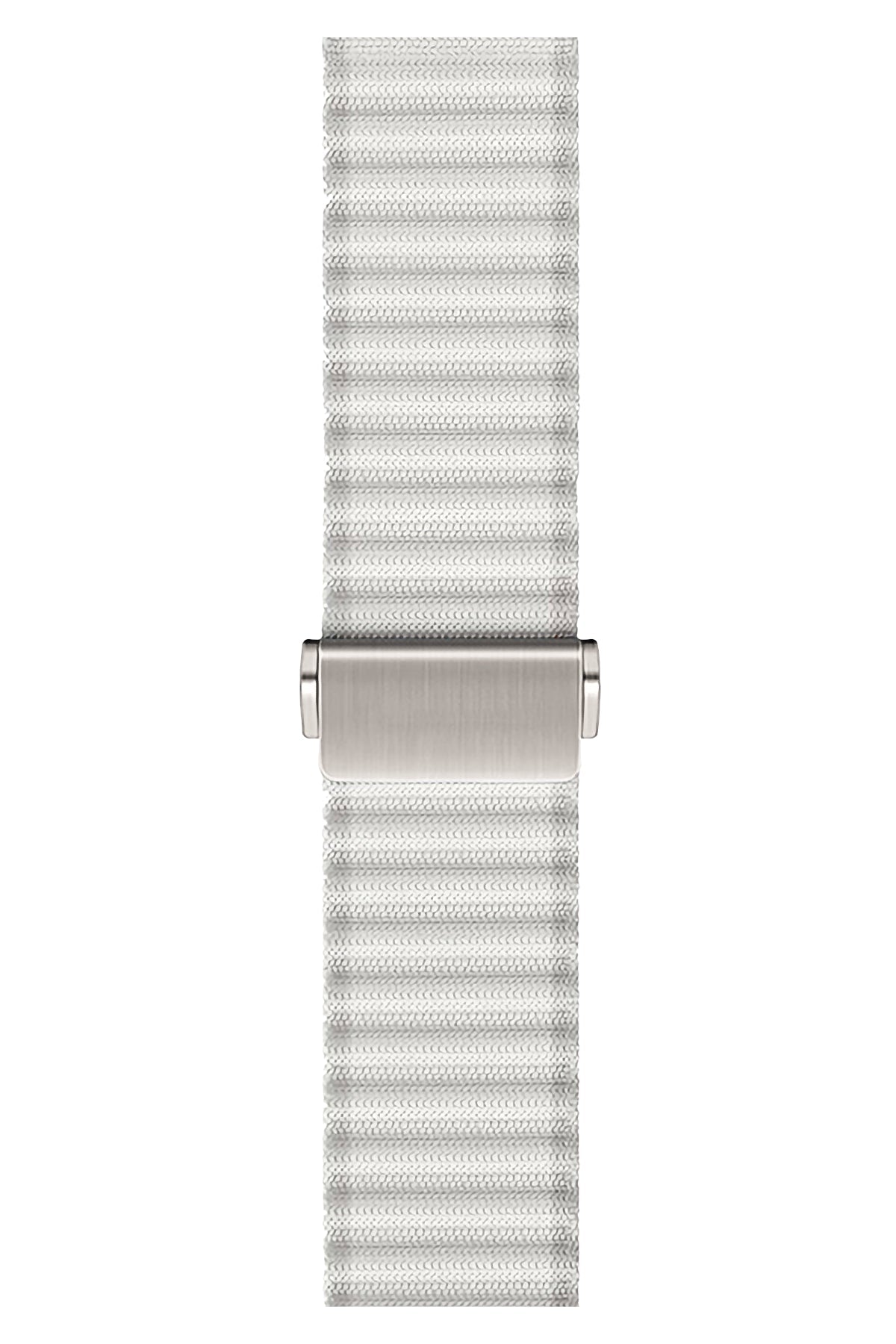 Apple Watch Uyumlu Round Pipe Kordon Snow Pearl