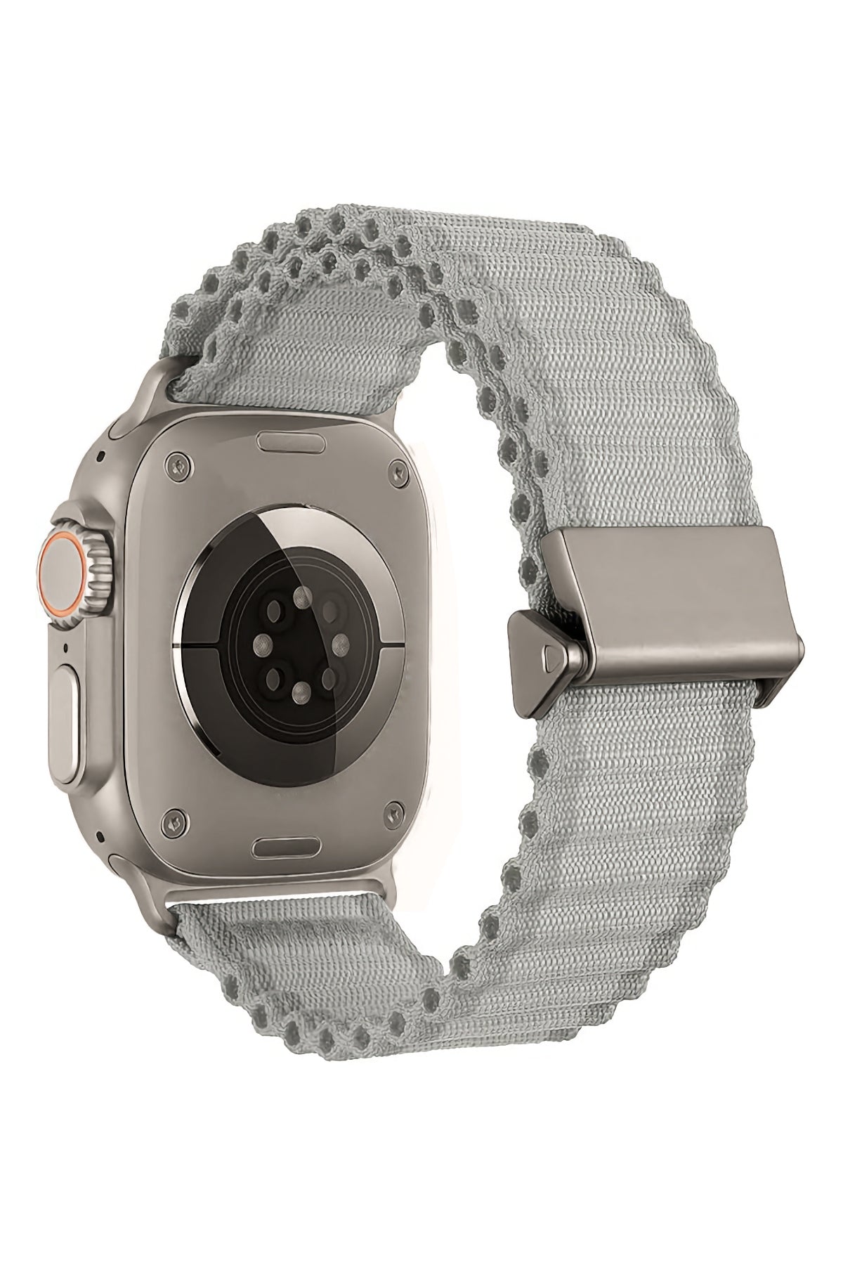Apple Watch Uyumlu Round Pipe Kordon Snow Pearl