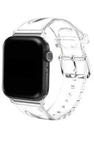 Apple Watch Uyumlu Şeffaf Silikon Kordon Shadow