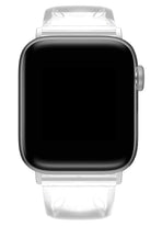 Apple Watch Uyumlu Şeffaf Silikon Kordon Shadow