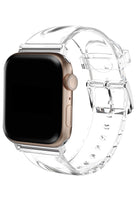 Apple Watch Uyumlu Şeffaf Silikon Kordon Shadow