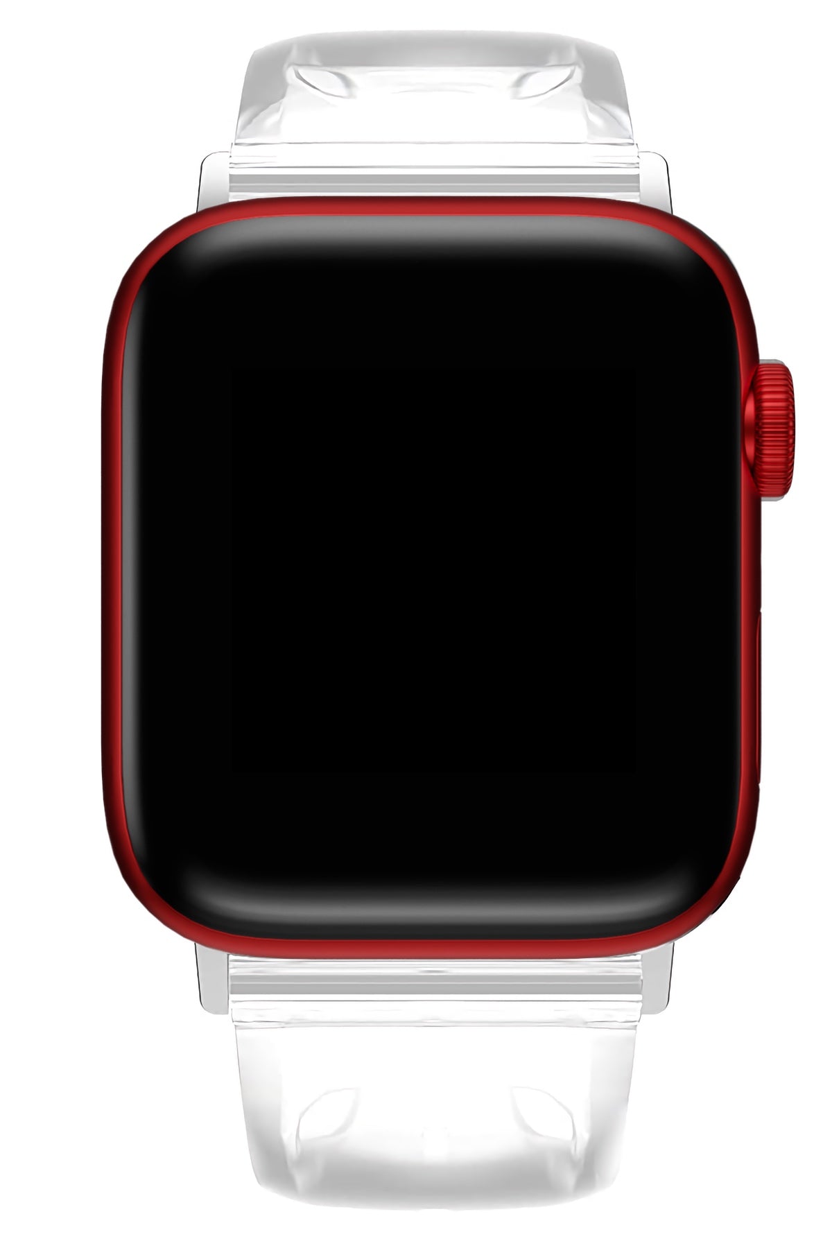 Apple Watch Uyumlu Şeffaf Silikon Kordon Shadow
