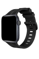 Apple Watch Uyumlu Silikon Line Loop Kordon Raven