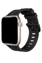 Apple Watch Uyumlu Silikon Line Loop Kordon Raven