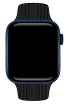 Apple Watch Uyumlu Silikon Line Loop Kordon Raven