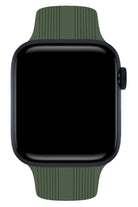Apple Watch Uyumlu Silikon Line Loop Kordon Reseda