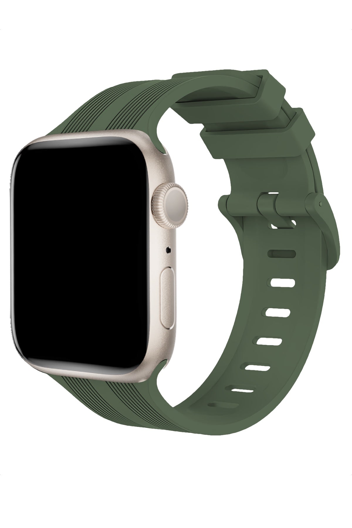 Apple Watch Uyumlu Silikon Line Loop Kordon Reseda