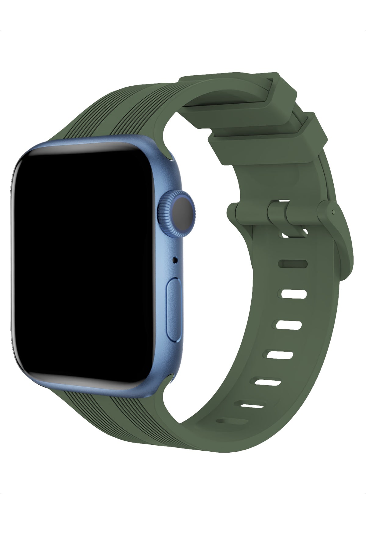 Apple Watch Uyumlu Silikon Line Loop Kordon Reseda