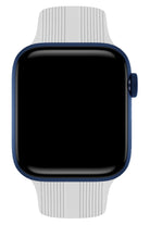 Apple Watch Uyumlu Silikon Line Loop Kordon Snow