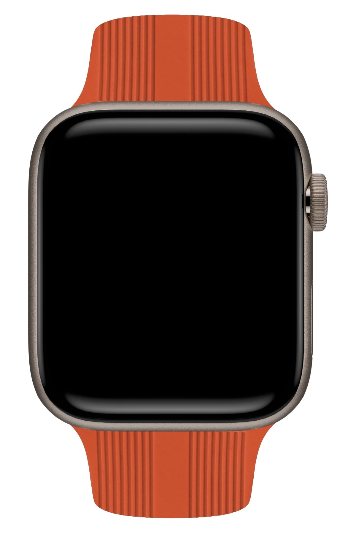 Apple Watch Uyumlu Silikon Line Loop Kordon Tangelo