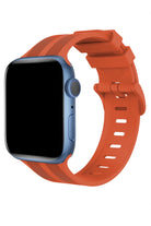 Apple Watch Uyumlu Silikon Line Loop Kordon Tangelo