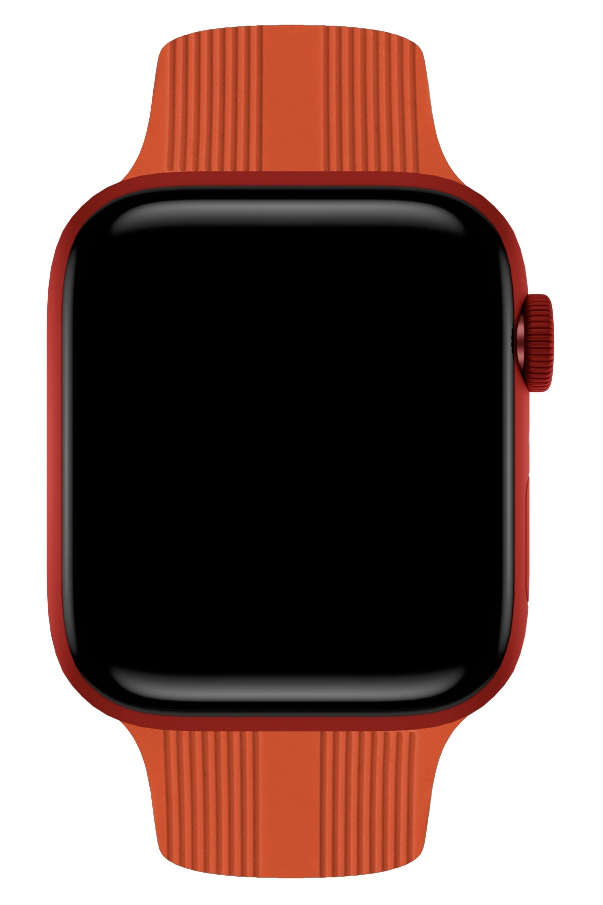 Apple Watch Uyumlu Silikon Line Loop Kordon Tangelo