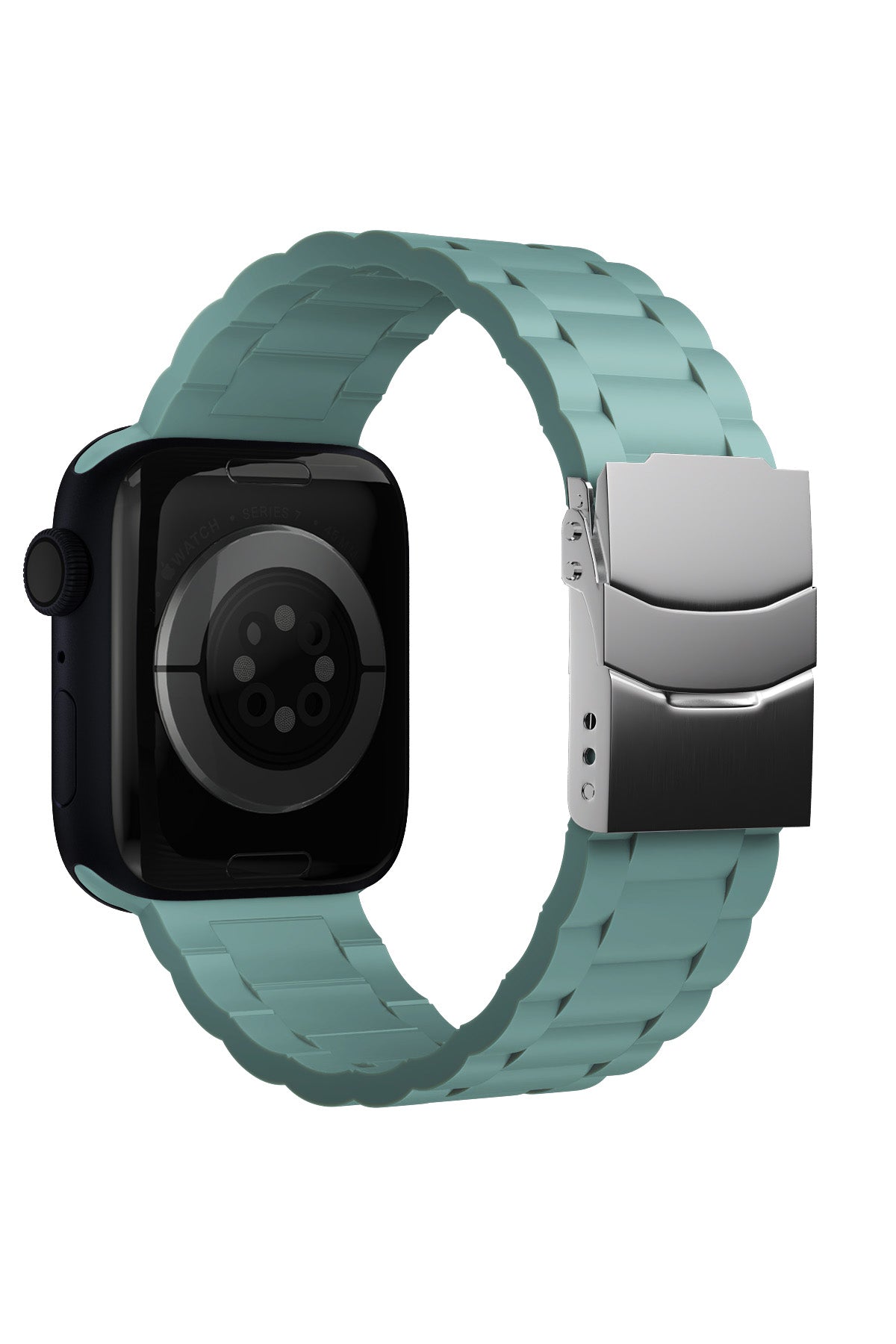 Apple Watch Uyumlu Soft Buckle Silikon Kordon Viridian